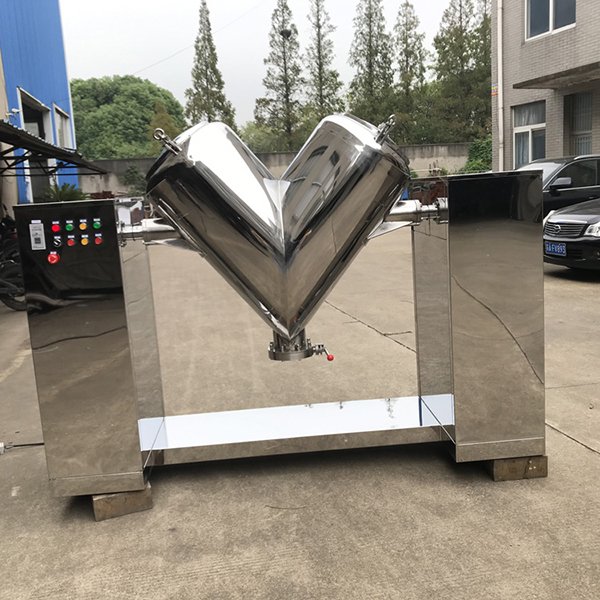 ឧបករណ៍លាយម្សៅរាងអក្សរ V 1000 L Inox 304